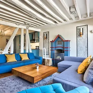 Le Marais Superb Terrace Free Netflix Apartamento París